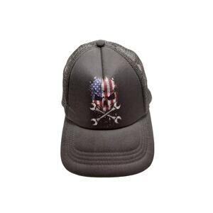 H3 Headwear Snap Back Baseball‎ Hat American Skull Tool Crossbones